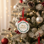 [2D FLAT ACRYLIC] 3-Inch Clear Acrylic Ornament Blanks for DIY Crafts