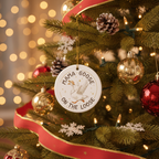 [2D FLAT ACRYLIC] Funny Mama Goose Christmas Ornament - Humorous Holiday Decor Gift for Mom