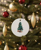 [2D FLAT ACRYLIC] 40th Ruby Anniversary Glass Ornament 2025 – Keepsake Gift for Couples