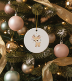 [2D FLAT ACRYLIC] Baby's First Christmas Ornament 2025 – Cute Ceramic Keepsake Gift for Newborns