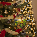 [2D FLAT ACRYLIC] The Shire Stained Glass Style Suncatcher – Gift for Fantasy Book Lovers