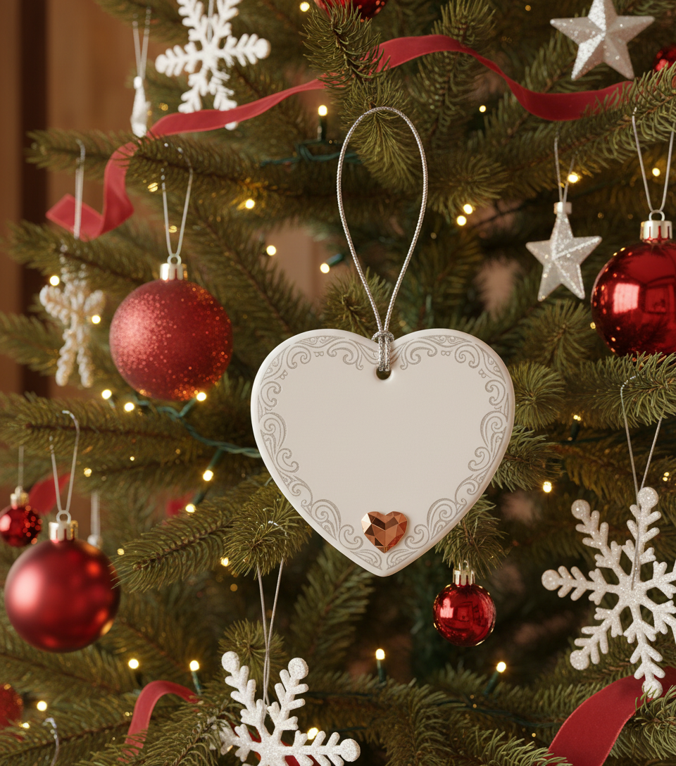 [2D FLAT ACRYLIC] Godmother Gift Ornament – Heartfelt Keepsake with Guiding Star Quote