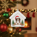 [2D FLAT ACRYLIC] Beagle Home Dog Christmas Ornament | Festive Holiday Decor for Pet Lovers