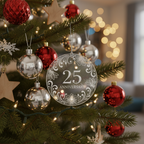 [2D FLAT ACRYLIC] Personalized Photo Memorial Ornament – Heartfelt Sympathy Gift for Loss of Father