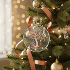 [2D FLAT ACRYLIC] 15th Crystal Wedding Anniversary Ornament – Keepsake Gift for Couple