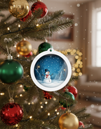 [2D FLAT ACRYLIC] Custom Dog Christmas Ornament 2025 – Personalized Pet Keepsake Gift