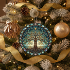 [2D FLAT ACRYLIC] Handmade Crochet Sunflower Car Hanging Accessory – Cute Car Decor for Women