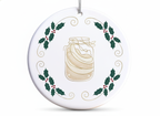[2D FLAT ACRYLIC] Sourdough Baker Christmas Ornament 2025 – Ceramic Holiday Keepsake Gift