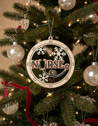[2D FLAT ACRYLIC] Nurse Christmas Ornament 2025 – Keepsake Gift for Healthcare Heroes