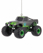 [2D FLAT ACRYLIC] Patriotic Red Truck Ornament with American Flag | Vintage Holiday Decor & Trucker Gift