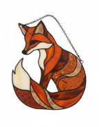[2D FLAT ACRYLIC] Charming Fox Hanging Ornament – Acrylic Window Decor & Gift for Fox Lovers