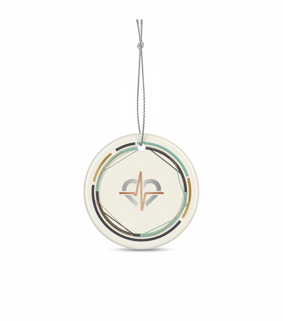 [2D FLAT ACRYLIC] Doctor Christmas Ornament – Ceramic Keepsake Gift for Healthcare Heroes