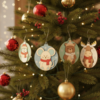 [2D FLAT ACRYLIC] Cozy Sweater Christmas Ornament