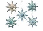 [2D FLAT ACRYLIC] 3D Paper Snowflake DIY Winter Decor & Christmas Ornaments
