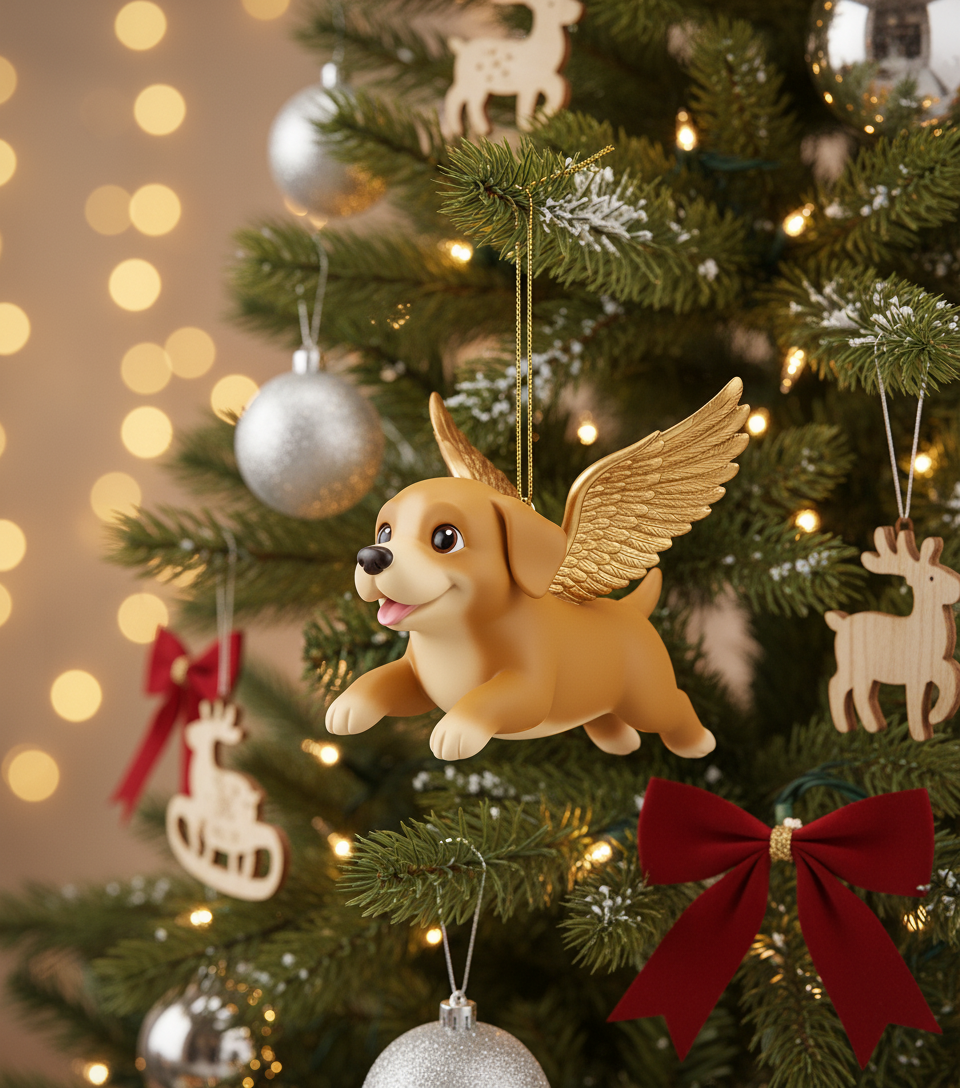 [2D FLAT ACRYLIC] Personalized Snowmobile Rider Christmas Ornament | Custom Name & Year Gift