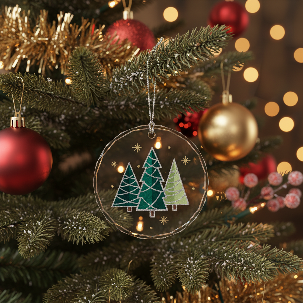 [2D FLAT ACRYLIC] Baby's First Christmas Ornament 2025 – Cherished Keepsake Gift for New Parents