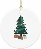 [2D FLAT ACRYLIC] 40th Ruby Anniversary Glass Ornament 2025 – Keepsake Gift for Couples