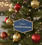 [2D FLAT ACRYLIC] LA Dodgers 2024 World Series Champions Wood Ornament – Welcome Sign Keepsake