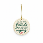 [2D FLAT ACRYLIC] Personalized Friendship Ornament – 'Small Gang' Keepsake Gift for Best Friends