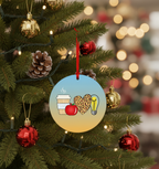 [2D FLAT ACRYLIC] First Christmas as a Teacher Ornament 2025 – Appreciation Gift for Educators