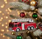 [2D FLAT ACRYLIC] Personalized Big Rig Christmas Ornament | 2023 Trucker Gift for Truck Driver