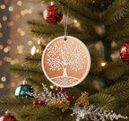 [2D FLAT ACRYLIC] 40th Wedding Anniversary Ceramic Ornament – Keepsake Gift for Couples