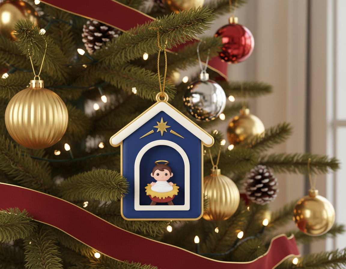 [2D FLAT ACRYLIC] Personalized Memorial Ornament – In Loving Memory Remembrance Gift