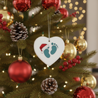 [2D FLAT ACRYLIC] Pregnancy Announcement Christmas Ornament – Heartfelt Keepsake Gift for Expecting Parents