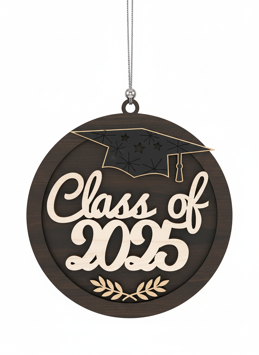 [2D FLAT ACRYLIC] Class of 2025 Graduation Ornament – Keepsake Gift for Grads