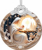 [2D FLAT ACRYLIC] Heartfelt Memorial Ornament – 'I Will Hold You in My Heart' Sympathy Gift