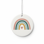 [2D FLAT ACRYLIC] 2025 Adoption Day Christmas Ornament - Heartfelt Keepsake Gift for a New Adoptive Family