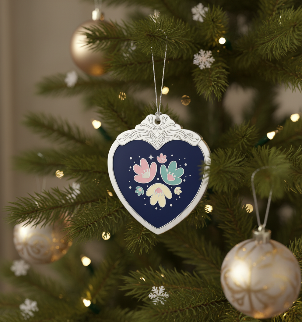 [2D FLAT ACRYLIC] Remember I Love You Mom Christmas Ornament - Sentimental Keepsake Gift for Mother from Daughter or Son
