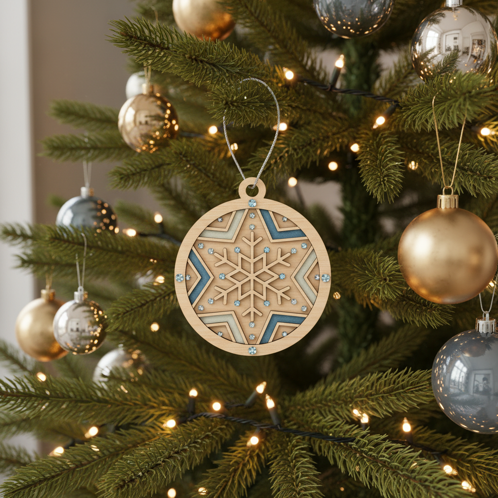 [2D FLAT ACRYLIC] Friends & Family Christmas Ornament