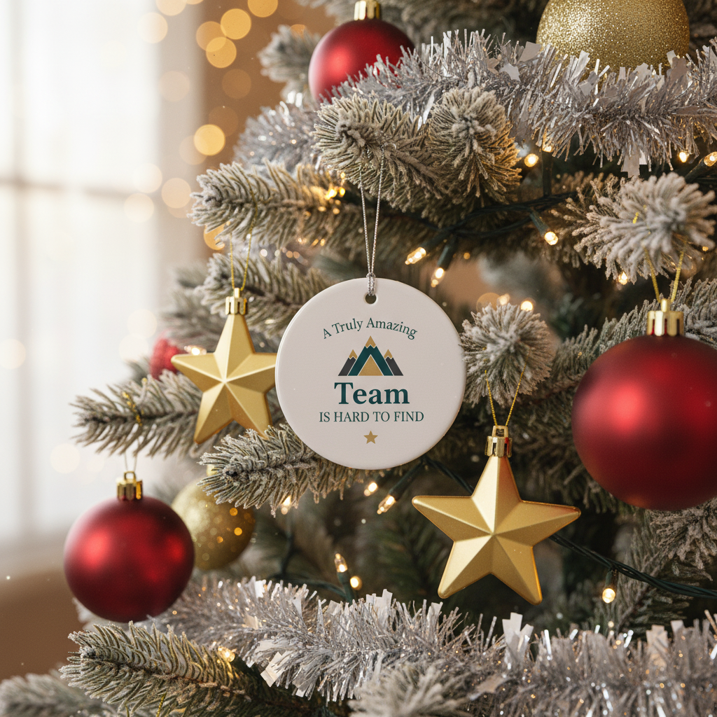 [2D FLAT ACRYLIC] Amazing Team Thank You Ornament – Staff and Employee Appreciation Gift