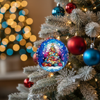 [2D FLAT ACRYLIC] Tree of Life Christmas Ornament 2025 – Elegant Suncatcher Holiday Keepsake