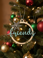 [2D FLAT ACRYLIC] Friendship Ornament – Heartfelt Christmas Keepsake Gift for Best Friends
