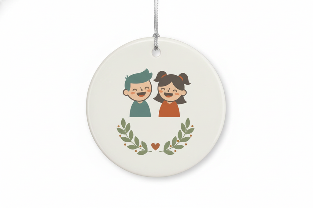 [2D FLAT ACRYLIC] Funny Coworker Christmas Ornament – Heartfelt Work Bestie Keepsake Gift