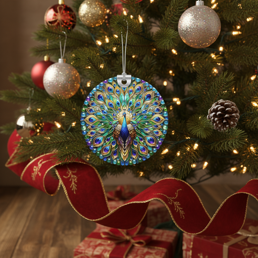 [2D FLAT ACRYLIC] Personalized Dog Ornament - Custom Christmas Memorial & Keepsake Gift