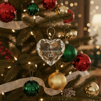 [2D FLAT ACRYLIC] 50th Golden Anniversary Glass Ornament 2025 – Keepsake Gift for Couples