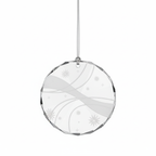 [2D FLAT ACRYLIC] Heartfelt Friendship Glass Ornament – Christmas & Birthday Gift for Best Friend