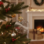 [2D FLAT ACRYLIC] Heartfelt Friendship Glass Ornament – Christmas & Birthday Gift for Best Friend