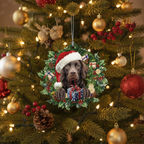 [2D FLAT ACRYLIC] Charming Boykin Spaniel Christmas Ornament – Keepsake Gift for Dog Lovers