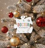 [2D FLAT ACRYLIC] Personalized Nurse Angel Wings Ornament – Custom Thank You Gift for Nurses