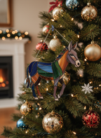 [2D FLAT ACRYLIC] Charming Donkey Hanging Ornament – Gift for Donkey Lovers & Farm Decor