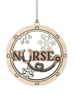 [2D FLAT ACRYLIC] Nurse Christmas Ornament 2025 – Keepsake Gift for Healthcare Heroes
