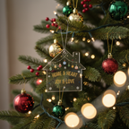 [2D FLAT ACRYLIC] Heartfelt Memorial Ornament for Dad – Sympathy Gift for Loss of Father