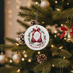 [2D FLAT ACRYLIC] A Good Friend is Like a Bra Ornament PNG – Funny Friendship Christmas Design Digital Download