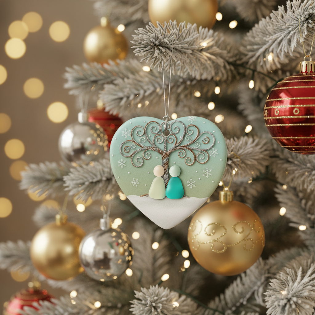 [2D FLAT ACRYLIC] Your Wings Were Ready Memorial Ornament – Personalized Remembrance Keepsake