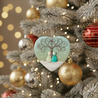 [2D FLAT ACRYLIC] Your Wings Were Ready Memorial Ornament – Personalized Remembrance Keepsake