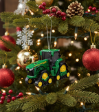 [2D FLAT ACRYLIC] Personalized Truck Driver Memorial Christmas Ornament | Driving With The Angels Remembrance Gift